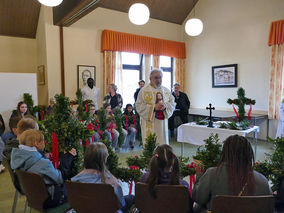 Palmsonntag in St. Crescentius - Beginn der Heiligen Woche (© Karl-Franz Thiede)